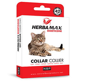 Herba Max Dimeticone Collar - Chat 42 cm