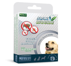 Max Biocide Geraniol - Collier Chien 75cm