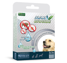 Max Biocide Geraniol - Pipettes Grand Chien